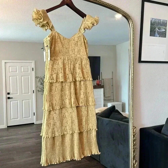 NWT SAYLOR SOMA TIERED DRESS - Picture 6 of 15